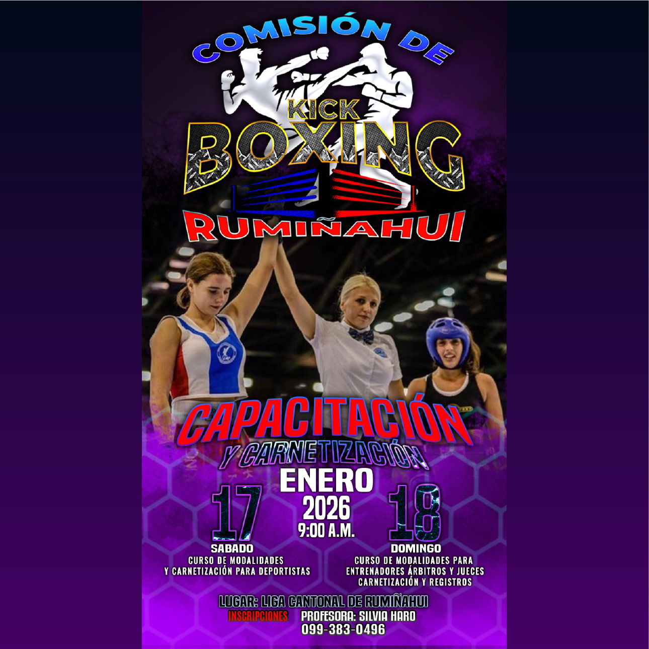 CURSO DE MODALIDADES Y CARNETIZACIÓN OFICIAL 2026. - flyer