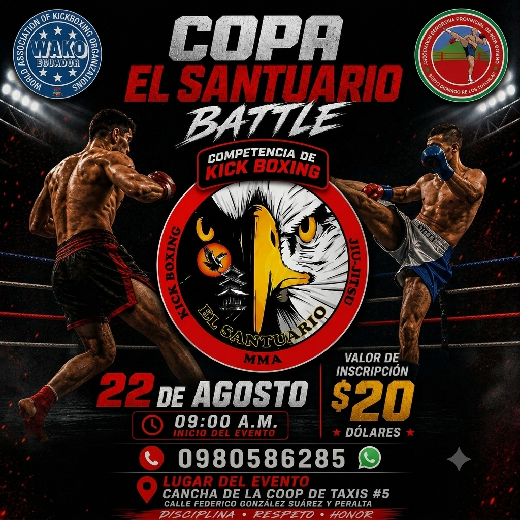 COPA SANTUARIO BATTLE - flyer