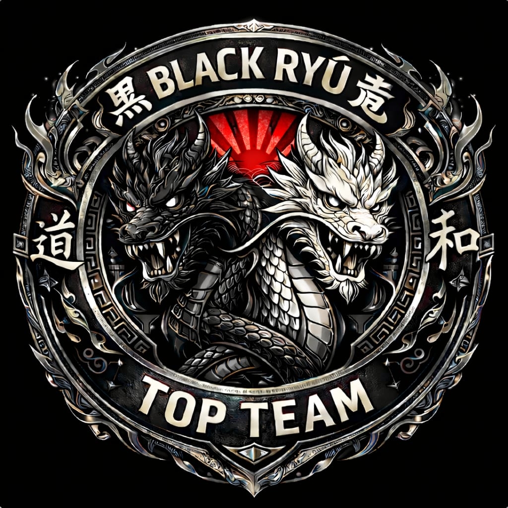 Black ryu TOP TEAM (dragon negro)